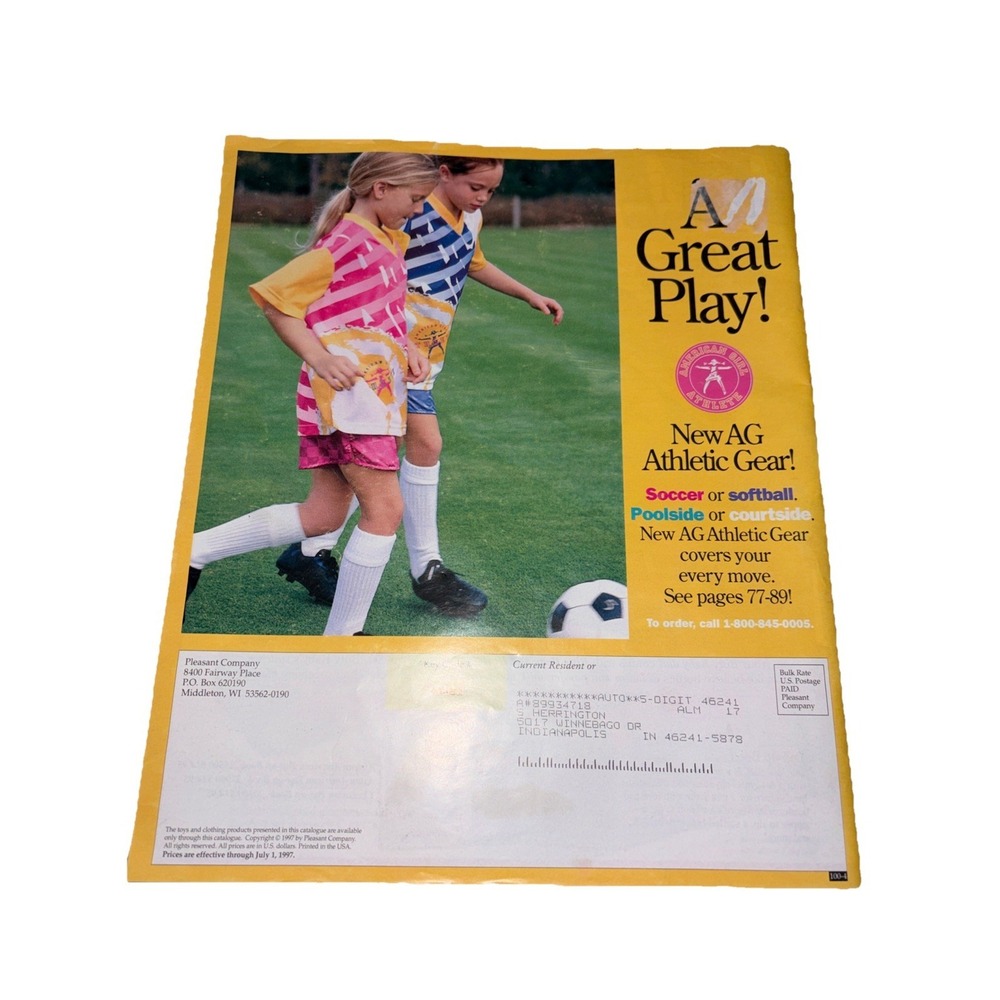 American Girls Spring 1997 Catalog featuring the Molly McIntire Doll - Picture 2 of 6